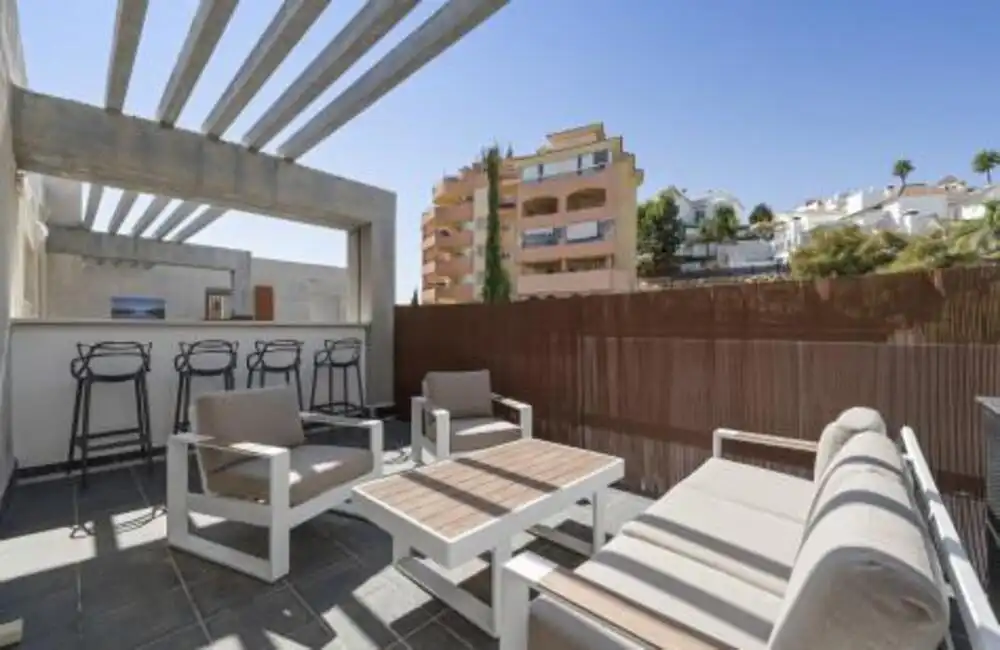 Terrassa de Àtic en venda en Mijas amb Aire condicionat, Terrassa i Piscina