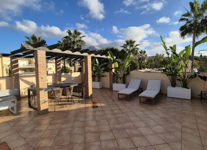 Terraza de Apartamento en venta en Marbella con Terraza, Trastero y Amueblado