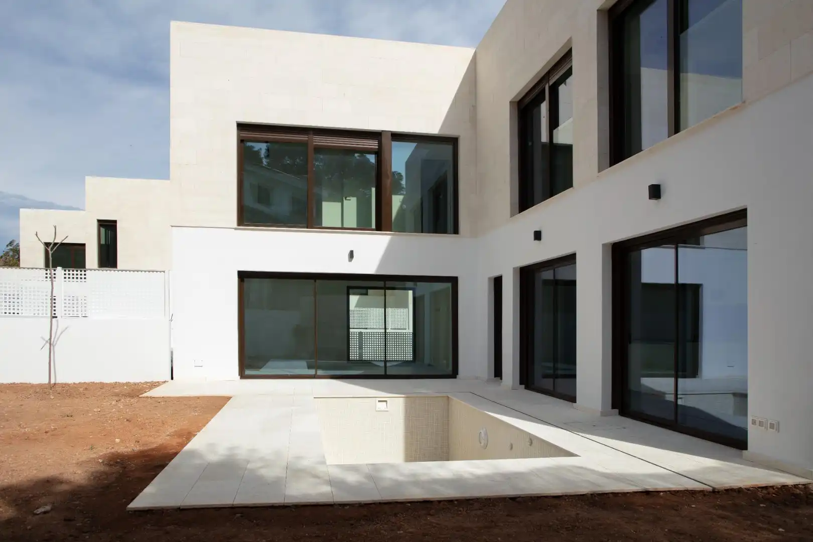 Terraza de Casa adosada de alquiler en Rocafort con Aire acondicionado, Calefacción y Jardín privado