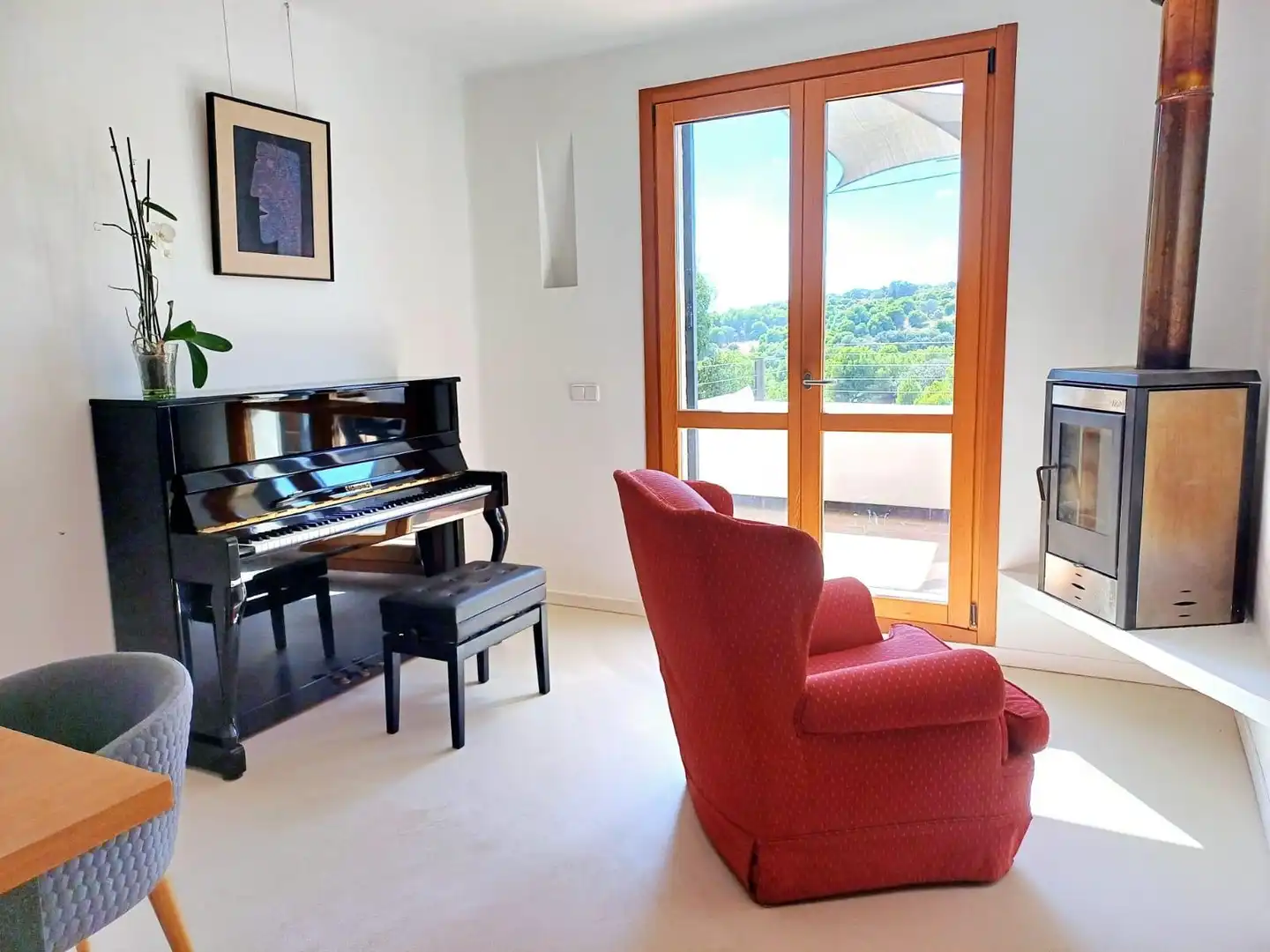 Living room of Houses for sale in Galapagar  with Heating, Private garden and Terrace