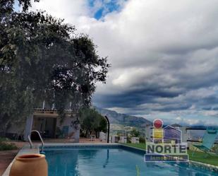 Vista exterior de Casa o xalet de lloguer en Cocentaina amb Terrassa i Piscina