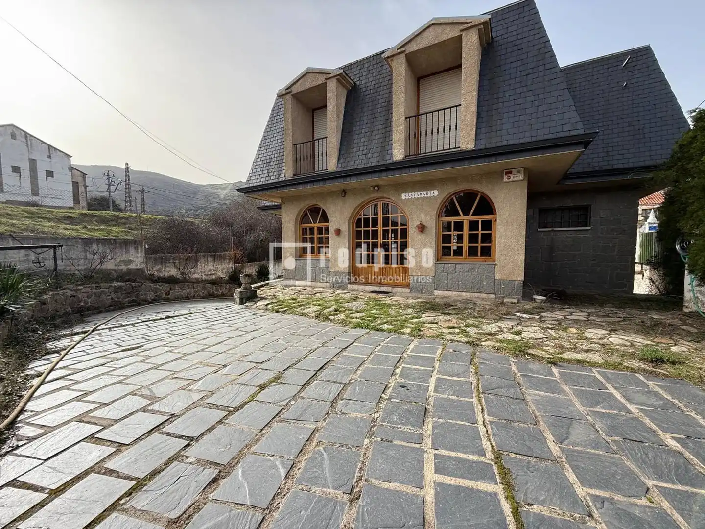 Exterior view of Houses for sale in Otero de Herreros  with Heating and Terrace
