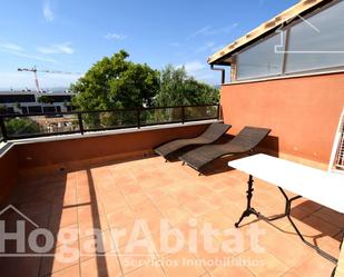 Terrace of Single-family semi-detached for sale in Bétera  with Air Conditioner, Heating and Private garden