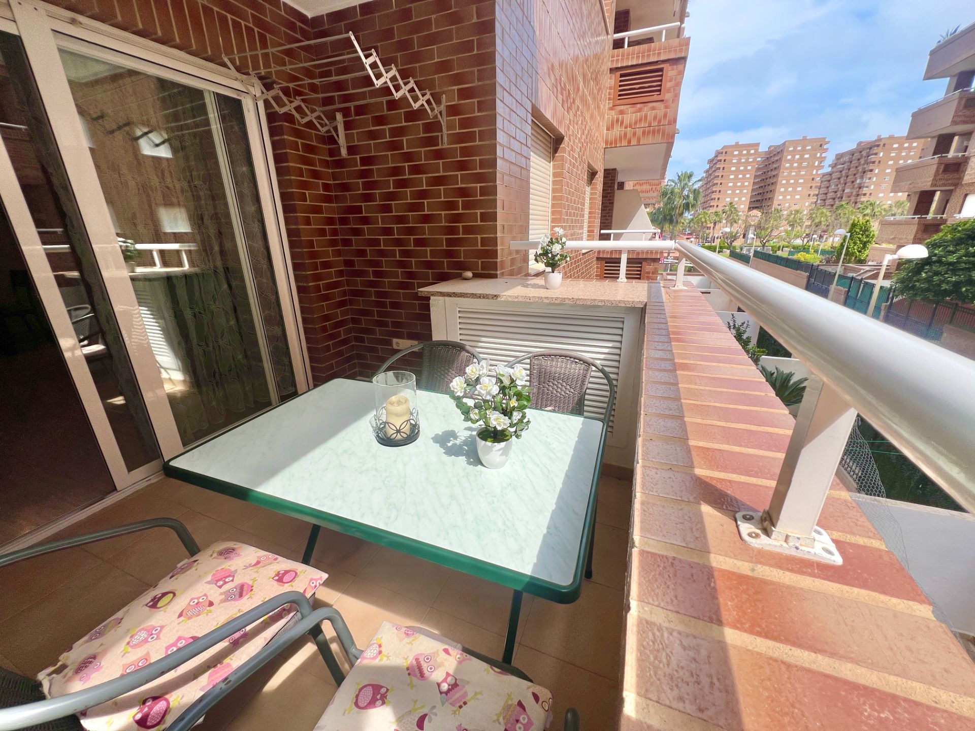 Terrace of Apartment for sale in Oropesa del Mar / Orpesa  with Air Conditioner, Heating and Terrace