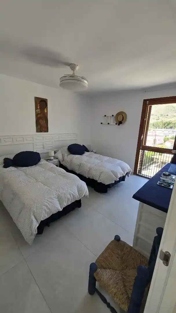 Bedroom of Flat for rent in El Campello  with Air Conditioner, Private garden and Swimming Pool