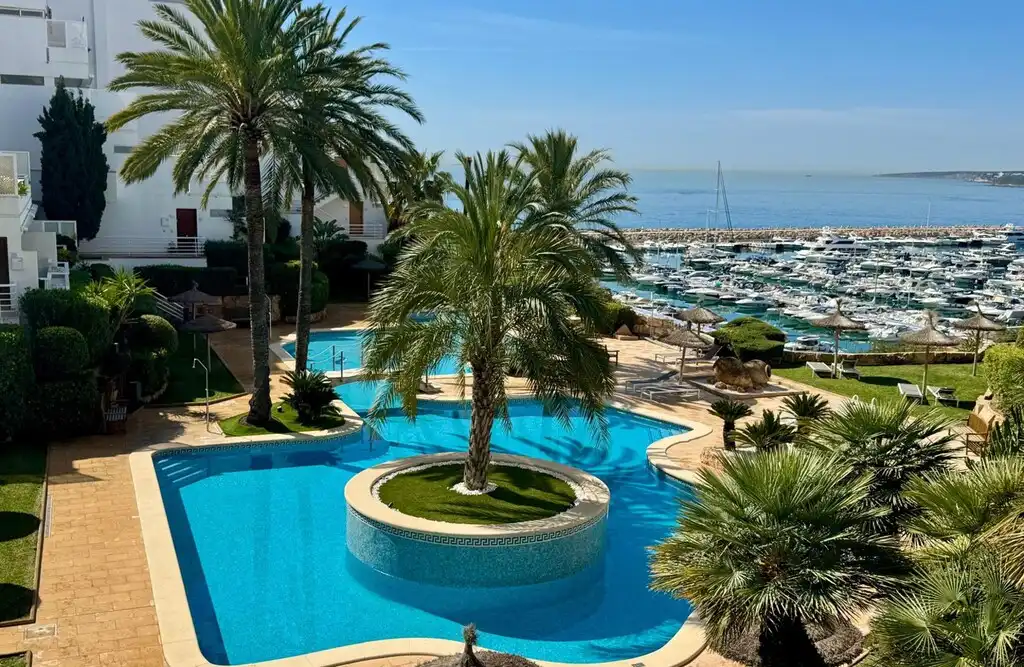 Piscina de Apartamento en venta en Calvià con Aire acondicionado, Terraza y Piscina comunitaria