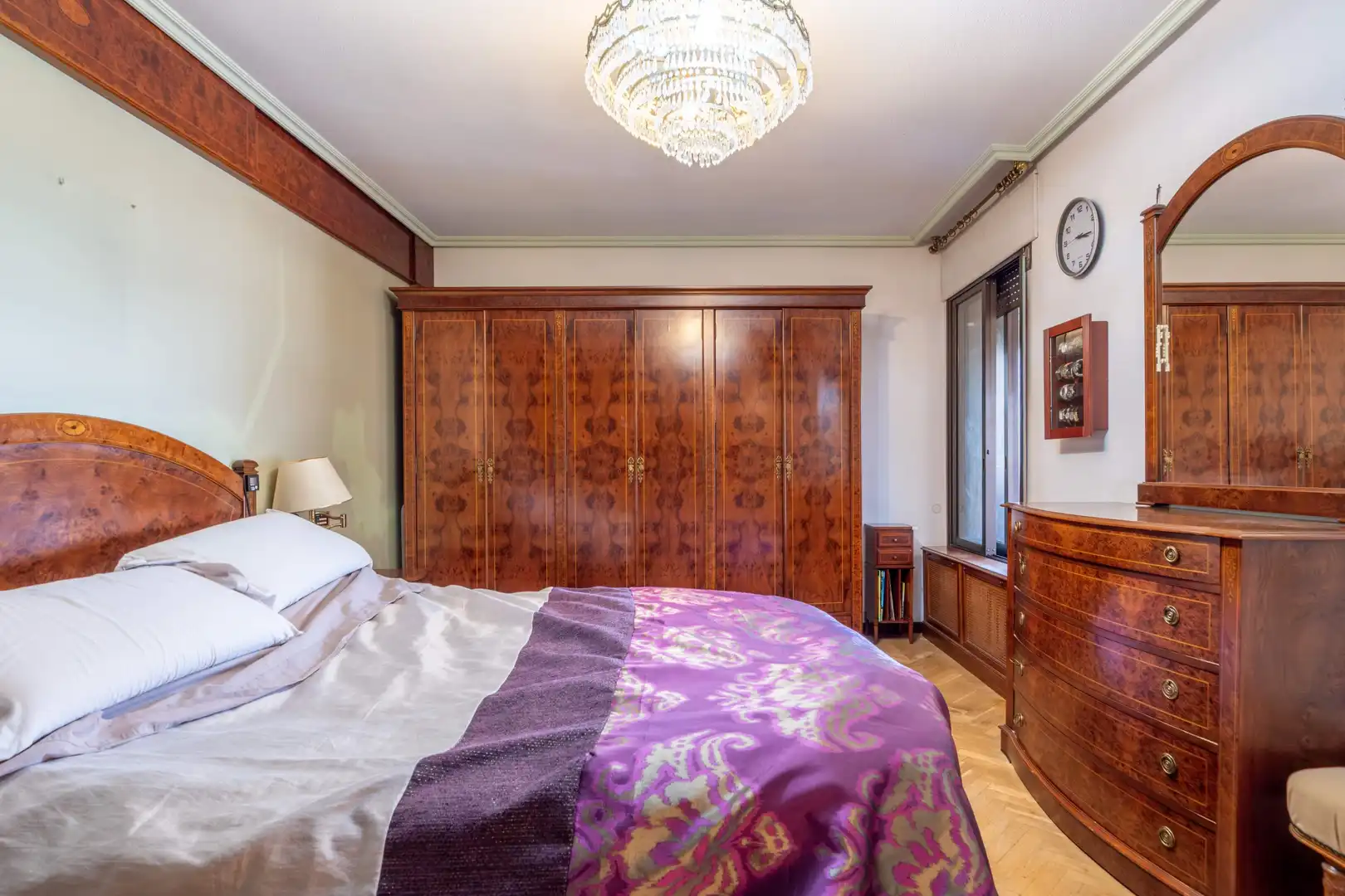 Schlafzimmer von Wohnung zum Verkauf in Zaragoza mit Klimaanlage, Heizung und Parkett