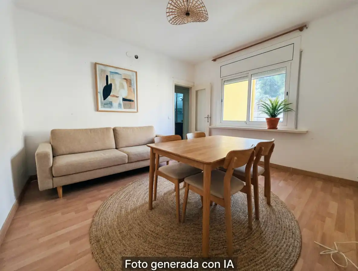 Living room of Flat for sale in Castelldefels  with Parquet flooring and Community pool