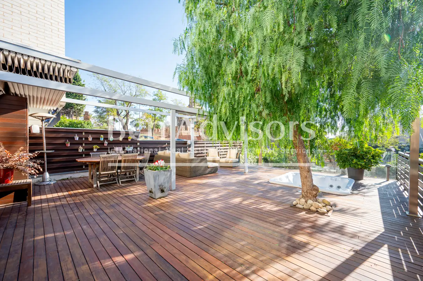 Terraza de Casa o chalet en venta en Barcelona con Aire acondicionado, Calefacción y Jardín privado