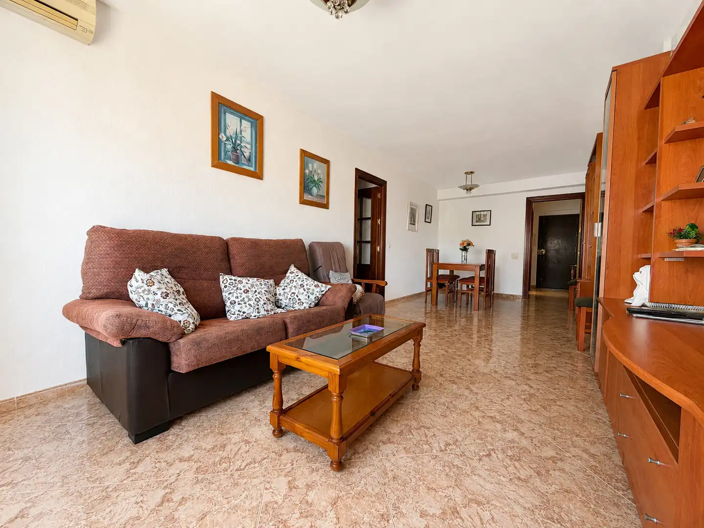 Sala de estar de Piso en venta en Málaga con Aire acondicionado, Amueblado y Horno