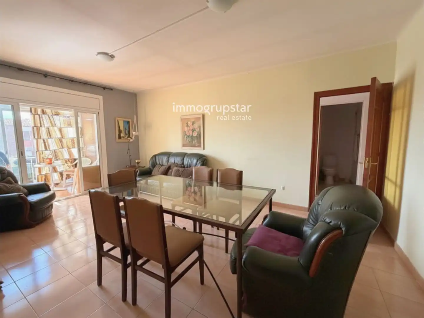 Sala d'estar de Pis en venda en Calonge i Sant Antoni amb Calefacció, Moblat i Rentadora