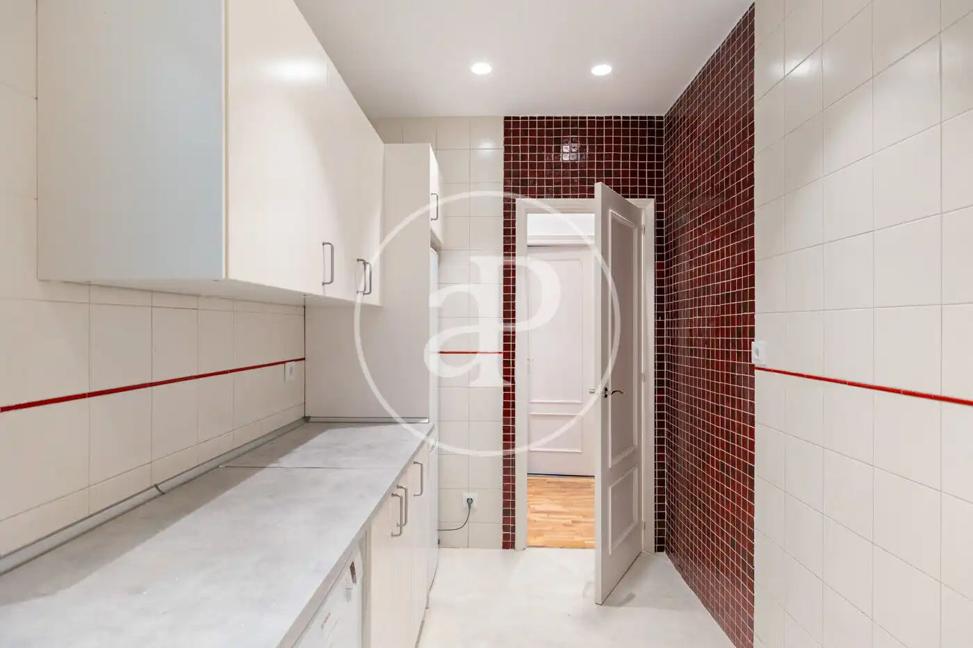 Küche von Wohnung zur Miete in Barcelona mit Klimaanlage, Heizung und Möbliert