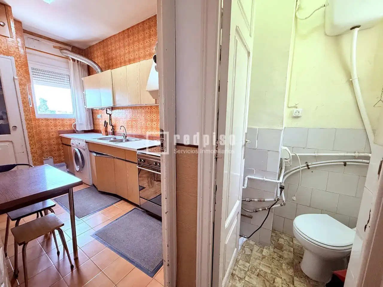 Cocina de Piso de alquiler en Valencia con Aire acondicionado, Calefacción y Amueblado