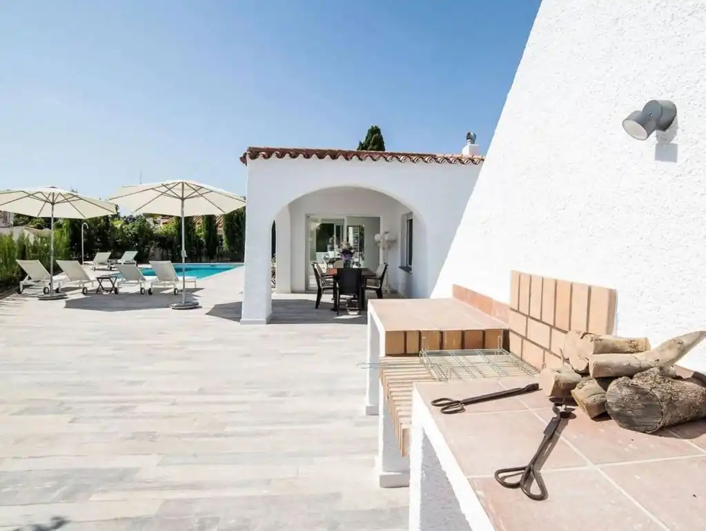 Terraza de Casa o chalet en venta en Calpe / Calp con Aire acondicionado, Calefacción y Jardín privado