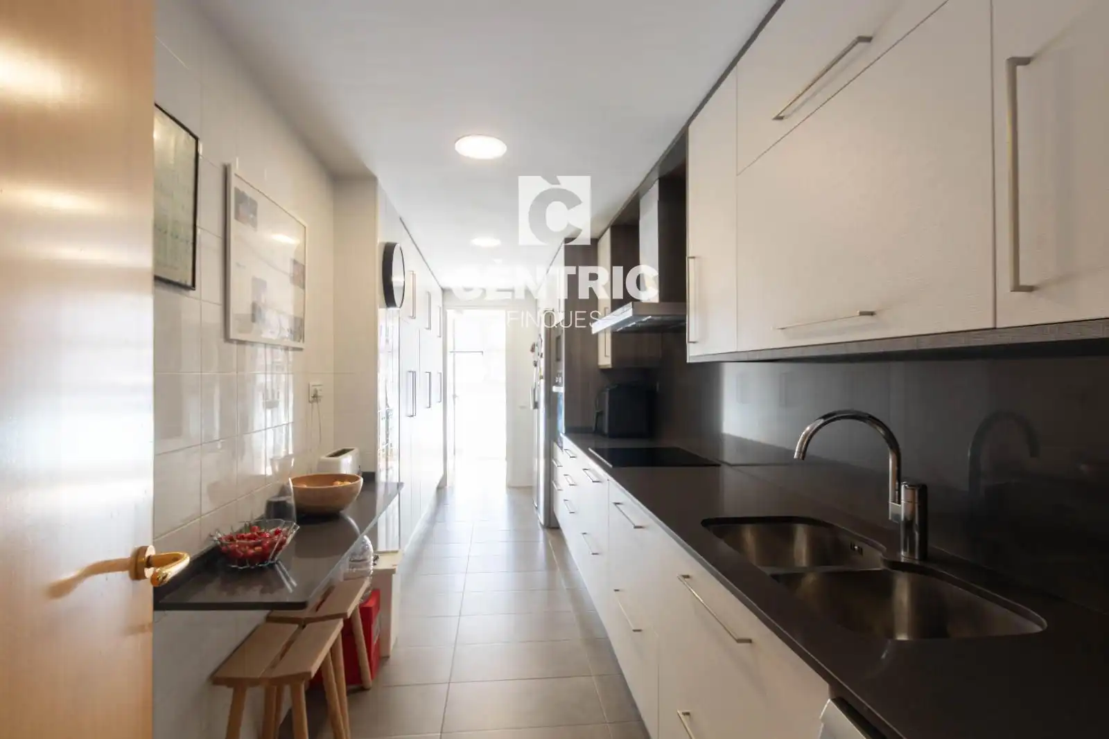 Kitchen of Flat for sale in Terrassa  with Heating and Terrace