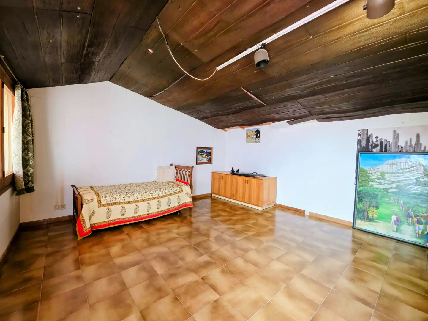 Sala de estar de Casa o chalet en venta en Sant Cugat Sesgarrigues con Calefacción, Terraza y Amueblado