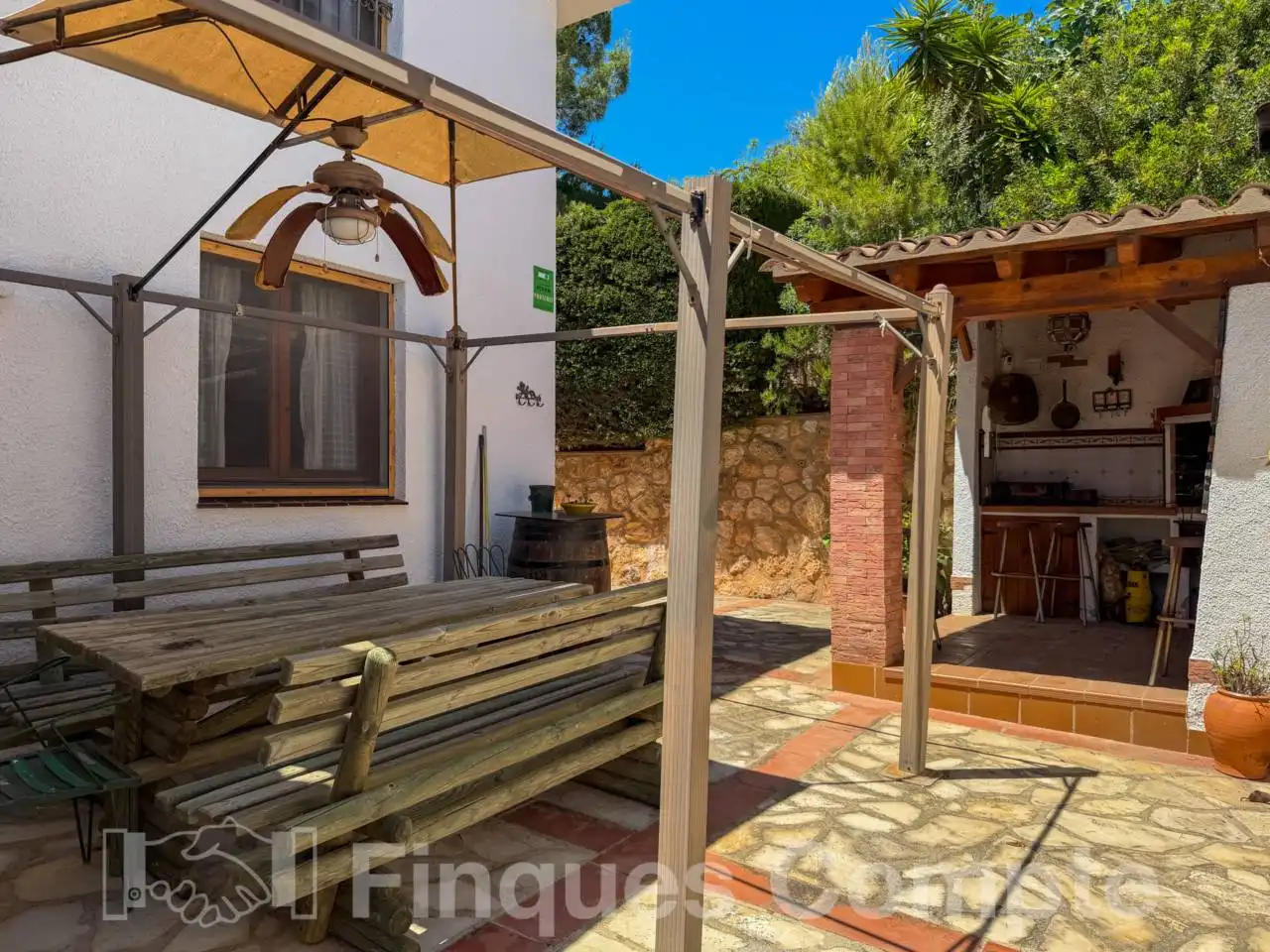 Terrassa de Casa o xalet en venda en Roda de Berà amb Aire condicionat, Calefacció i Jardí privat