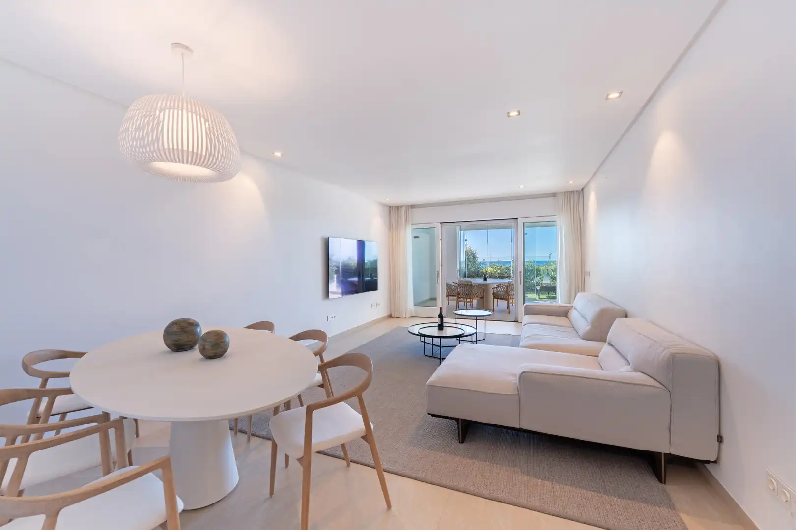 Sala de estar de Planta baja en venta en Estepona con Aire acondicionado, Terraza y Trastero