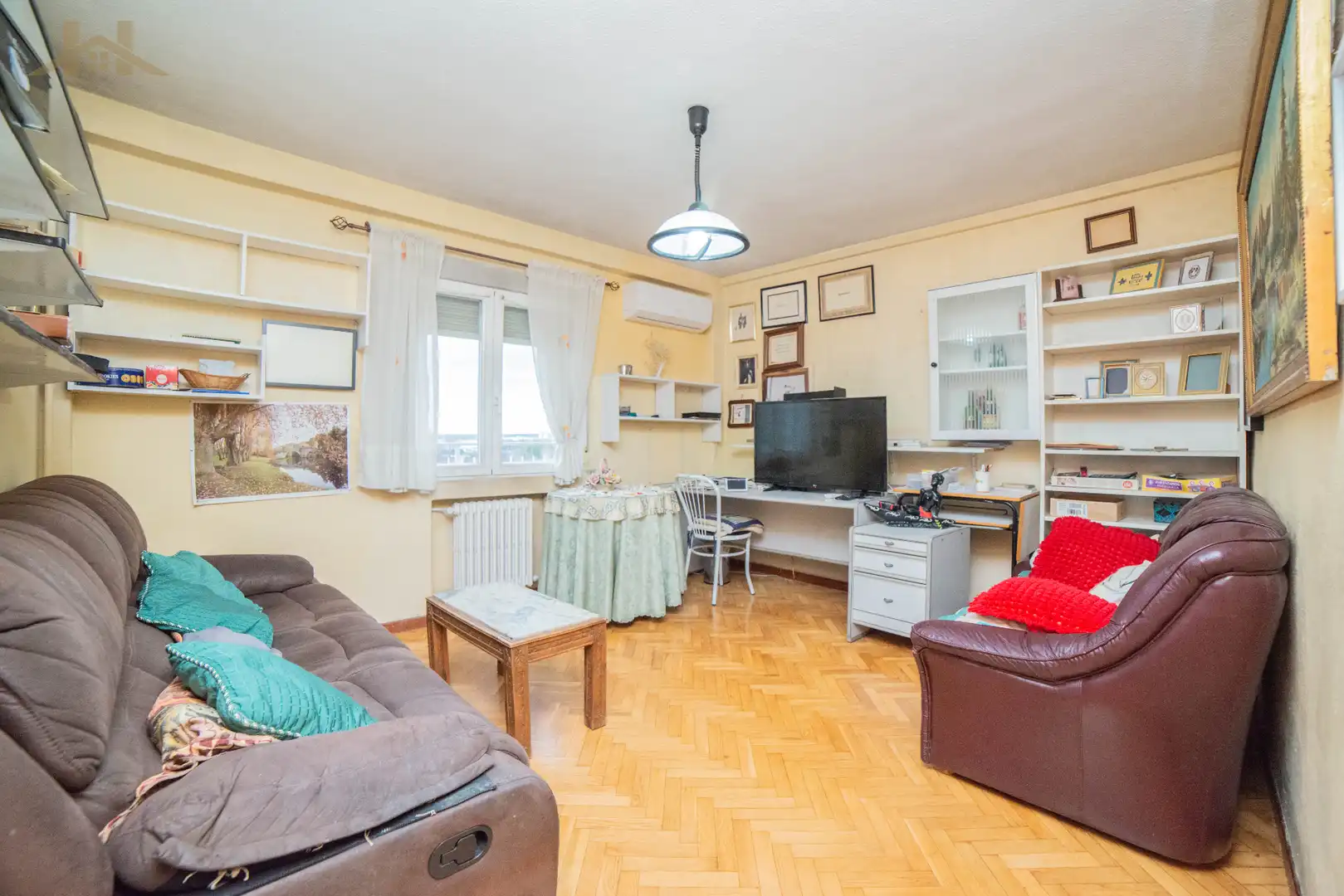 Sala d'estar de Pis en venda en Alcorcón amb Aire condicionat, Calefacció i Terrassa