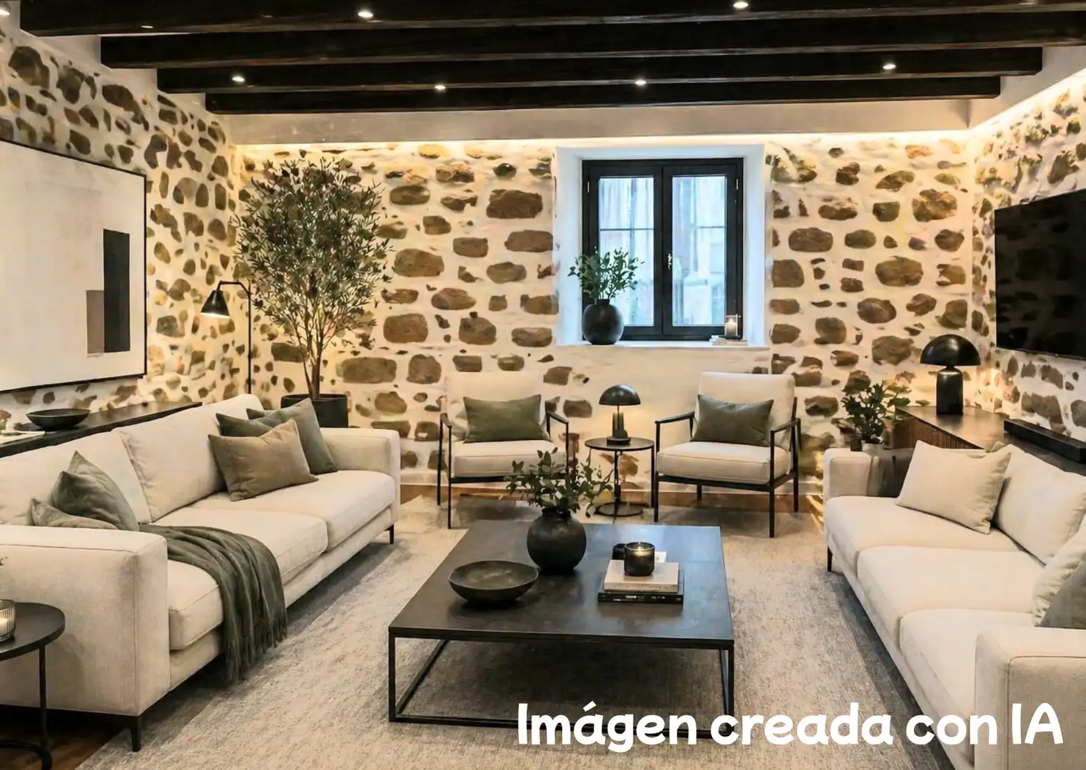 Sala de estar de Casa adosada en venta en Teror con Parquet, Terraza y Amueblado