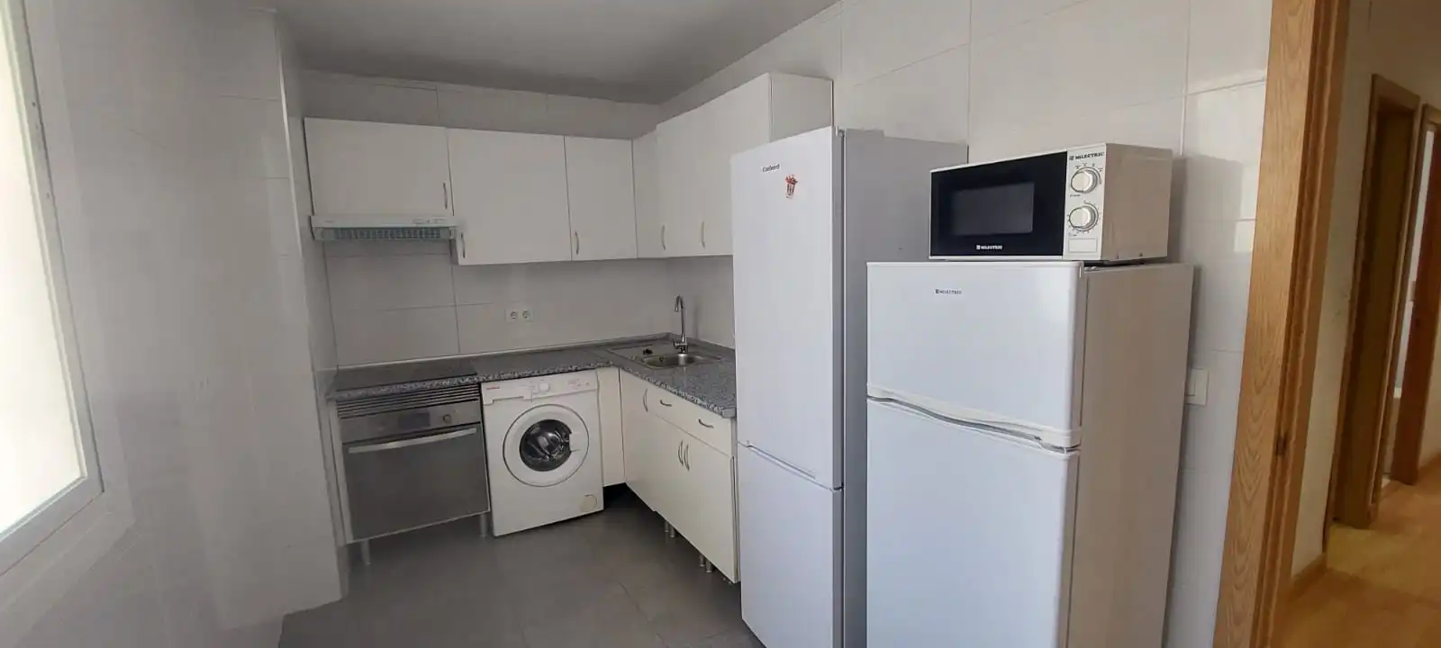 Küche von Wohnung zur untervermieten in Málaga mit Möbliert