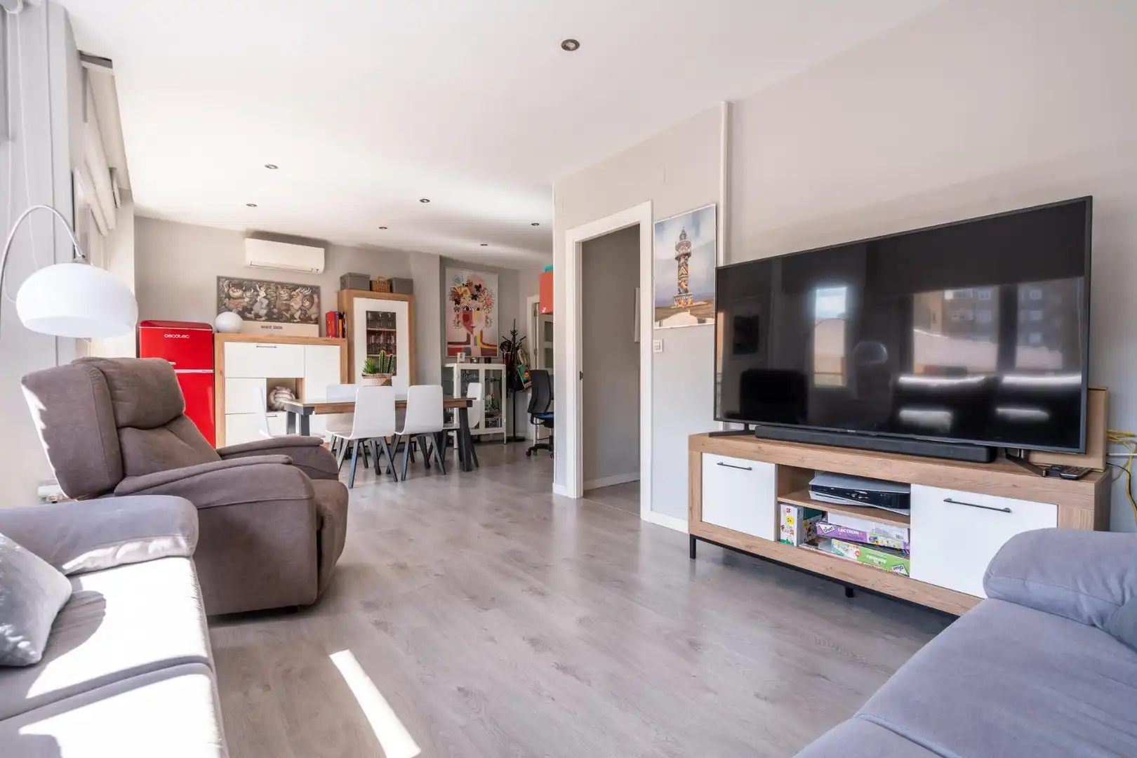 Sala de estar de Piso en venta en Albacete con Aire acondicionado, Calefacción y Terraza