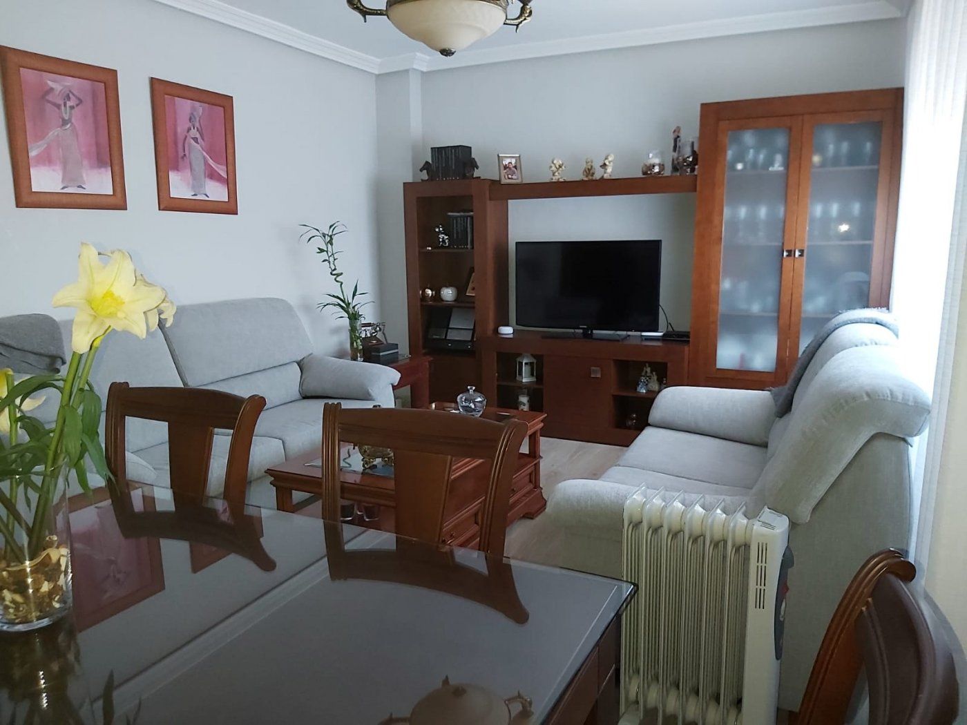 Sala d'estar de Pis en venda en Cáceres Capital amb Aire condicionat i Calefacció