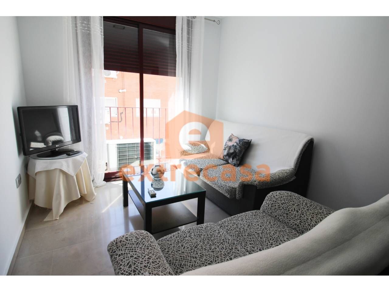 Sala d'estar de Apartament en venda en Badajoz Capital amb Aire condicionat, Moblat i Balcó