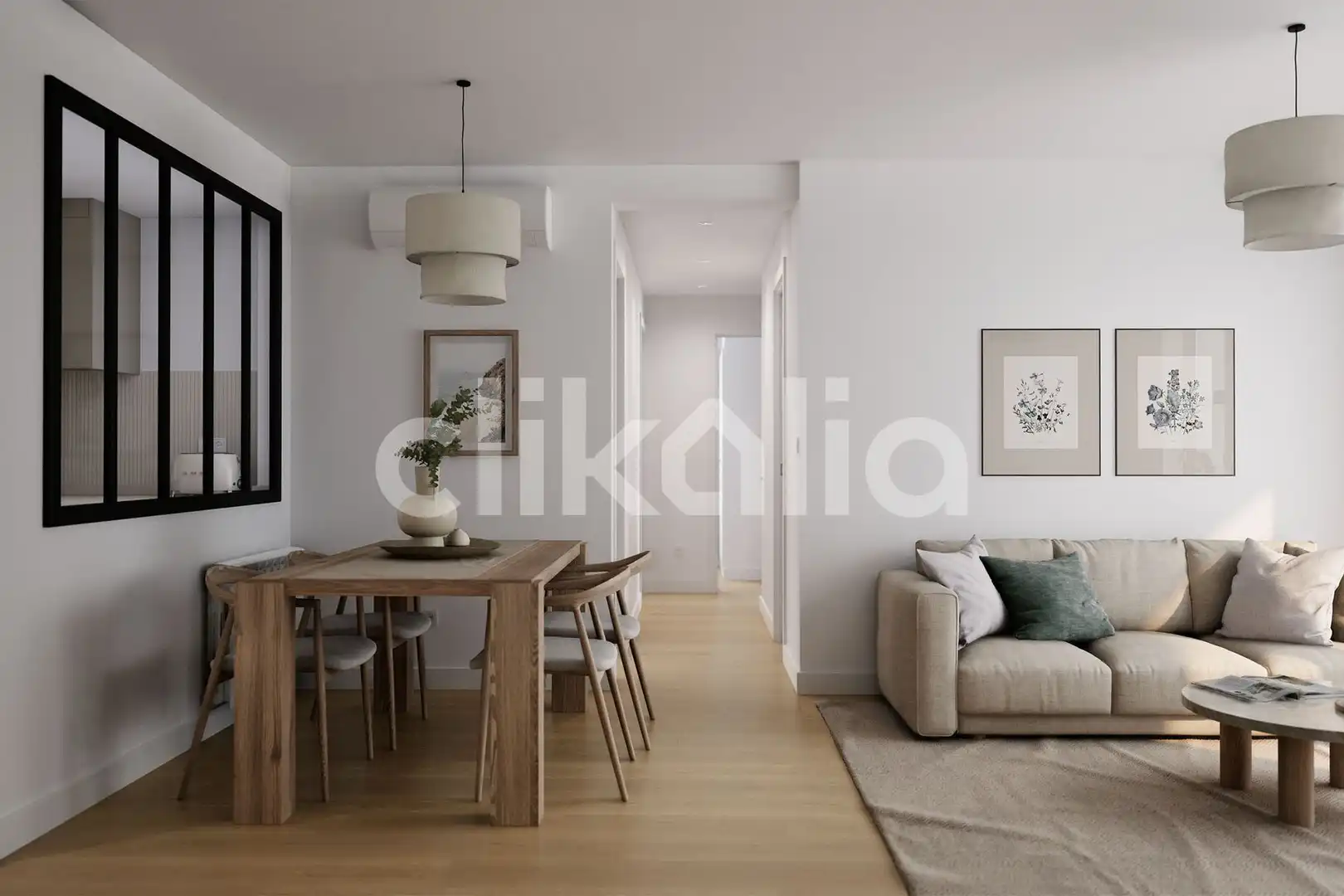 Living room of Flat for sale in Madrid  with Air Conditioner, Heating and Terrace