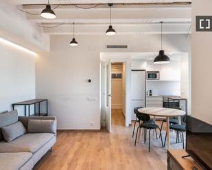 Sala d'estar de Pis de lloguer en  Barcelona Capital amb Aire condicionat, Calefacció i Moblat