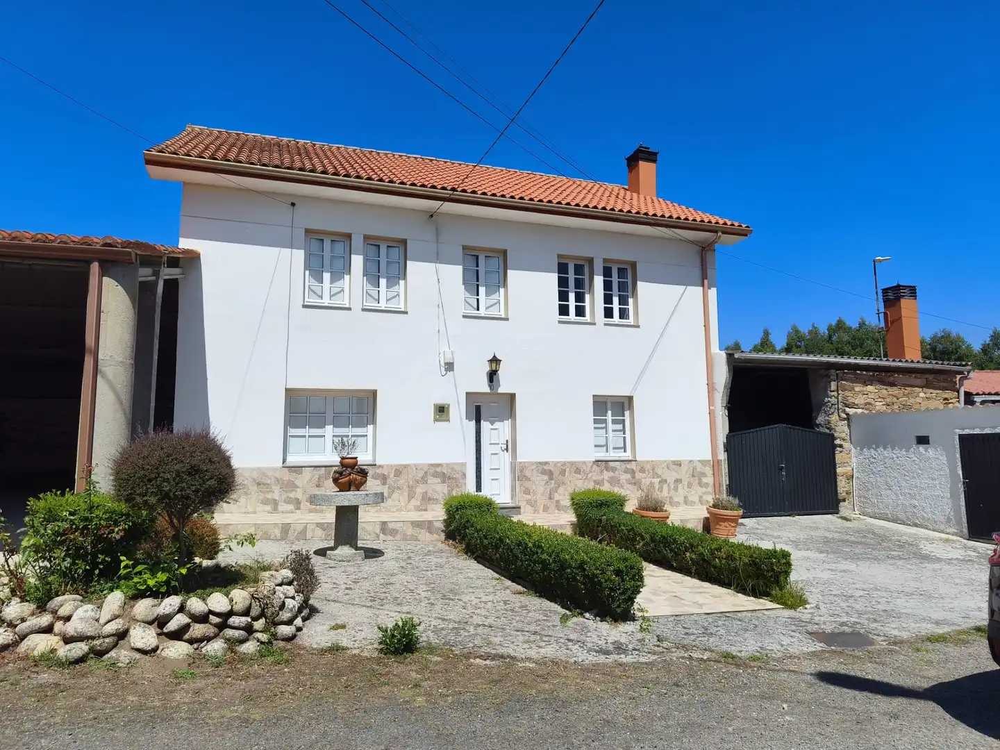 Vista exterior de Casa o chalet en venta en Ponteceso con Calefacción, Jardín privado y Terraza