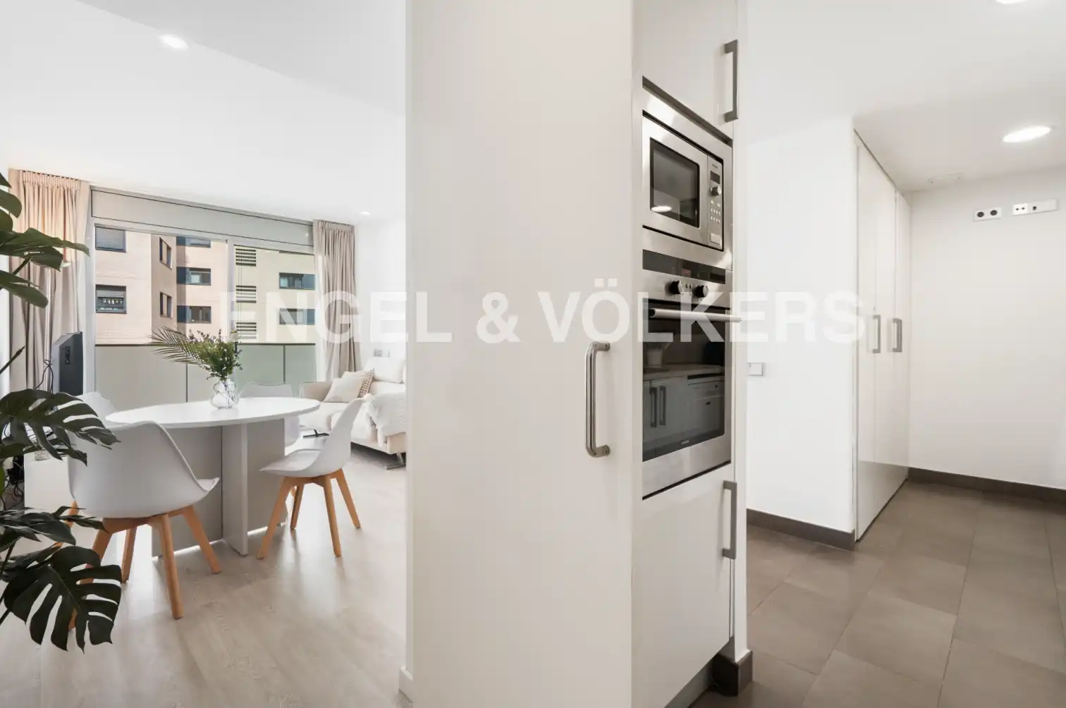 Kitchen of Flat for rent in Barcelona  with Air Conditioner, Heating and Parquet flooring