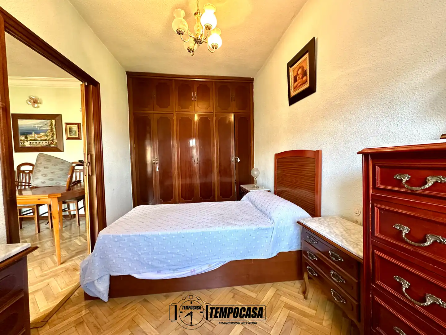 Bedroom of Flat for sale in Madrid  with Air Conditioner, Heating and Furnished