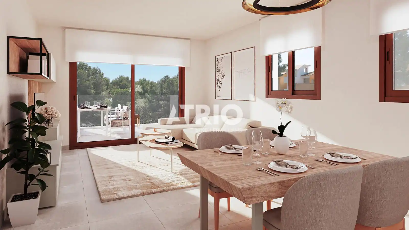 Schlafzimmer von Wohnung zum Verkauf in Capdepera mit Klimaanlage, Privatgarten und Terrasse