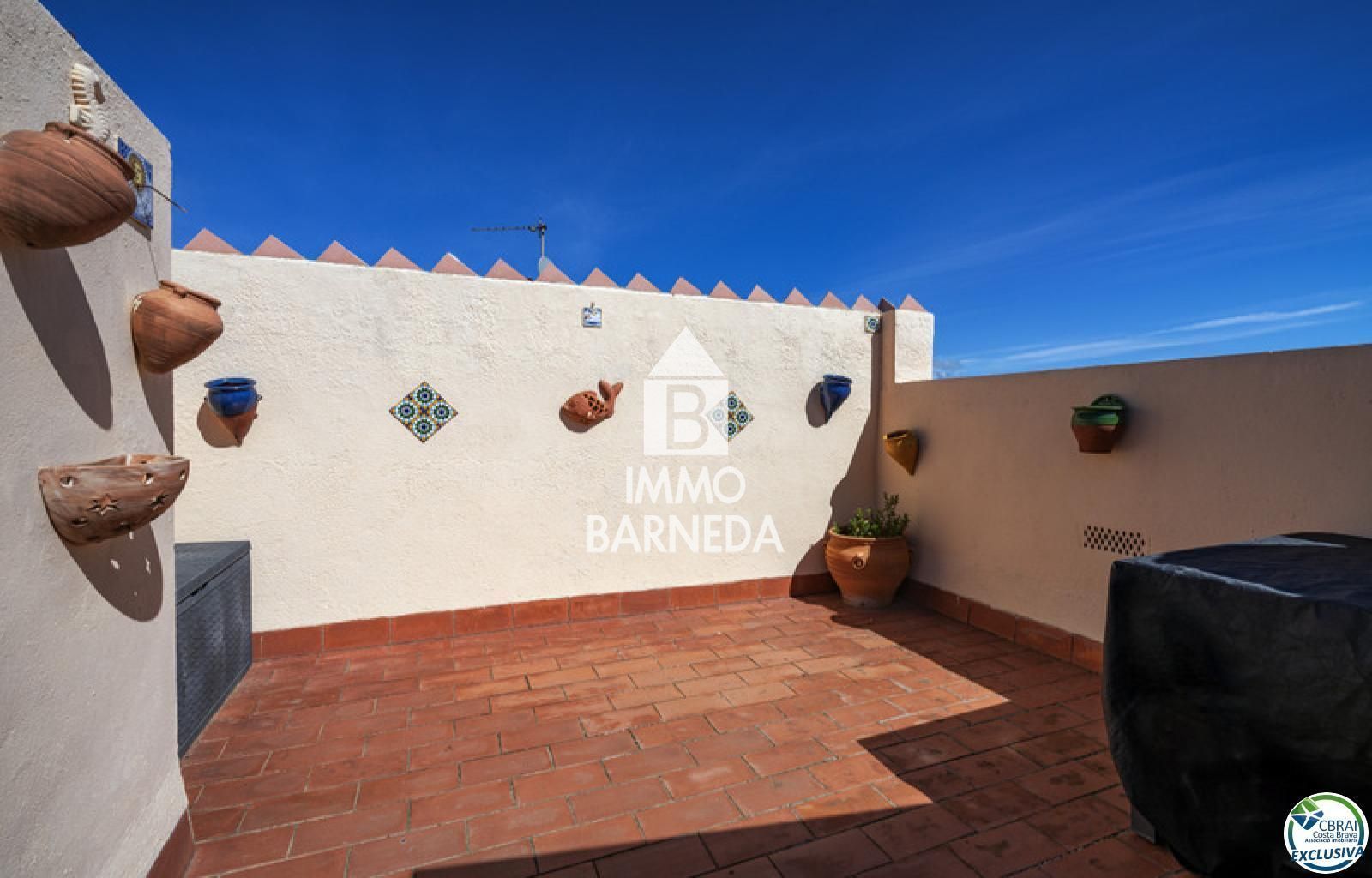 Garden of Flat for sale in Empuriabrava  with Air Conditioner, Heating and Terrace