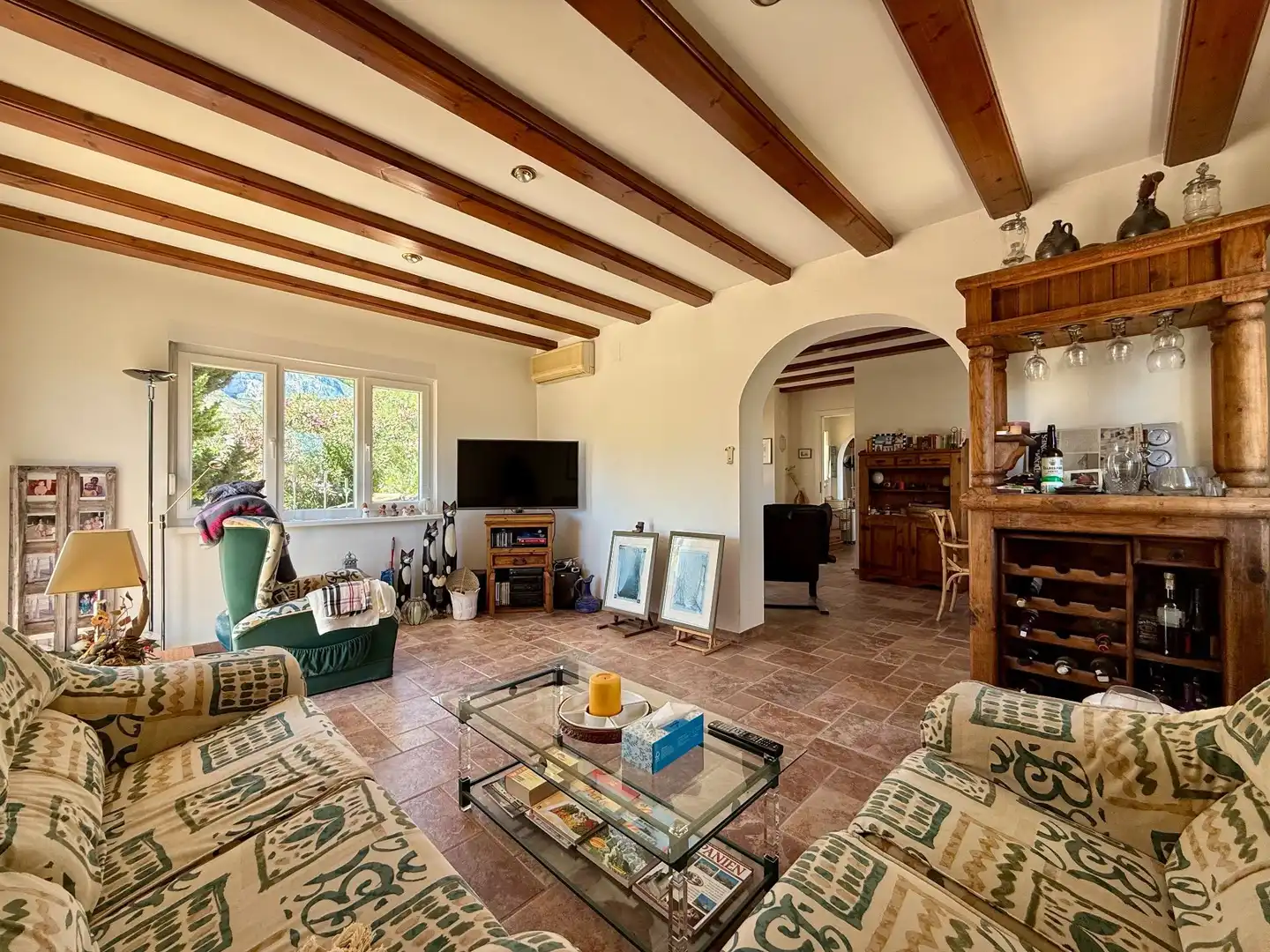 Living room of Houses for sale in Dénia  with Air Conditioner, Heating and Private garden
