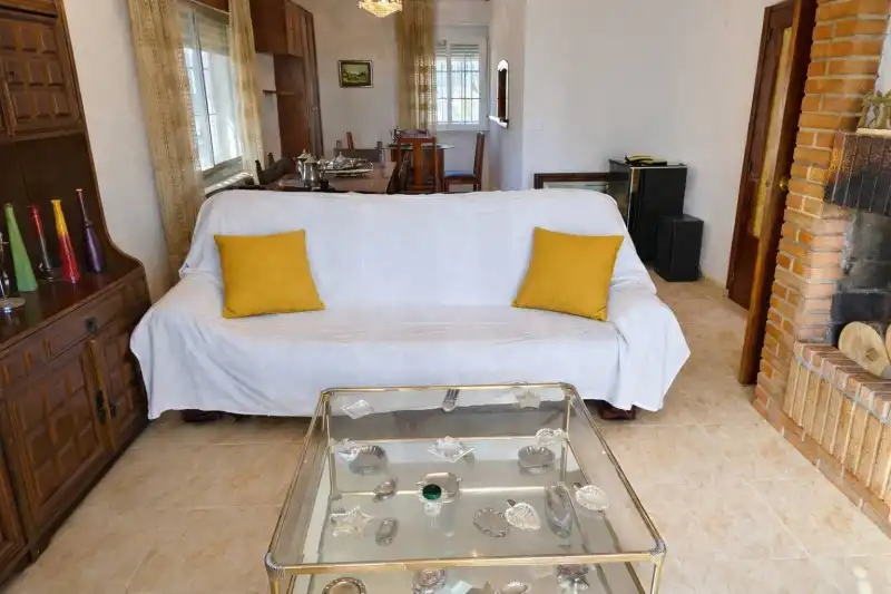 Sala de estar de Casa o chalet en venta en Valdemanco con Calefacción, Terraza y Piscina