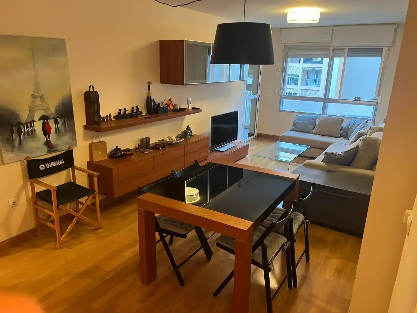 Living room of Flat for rent in Bailén - Miraflores