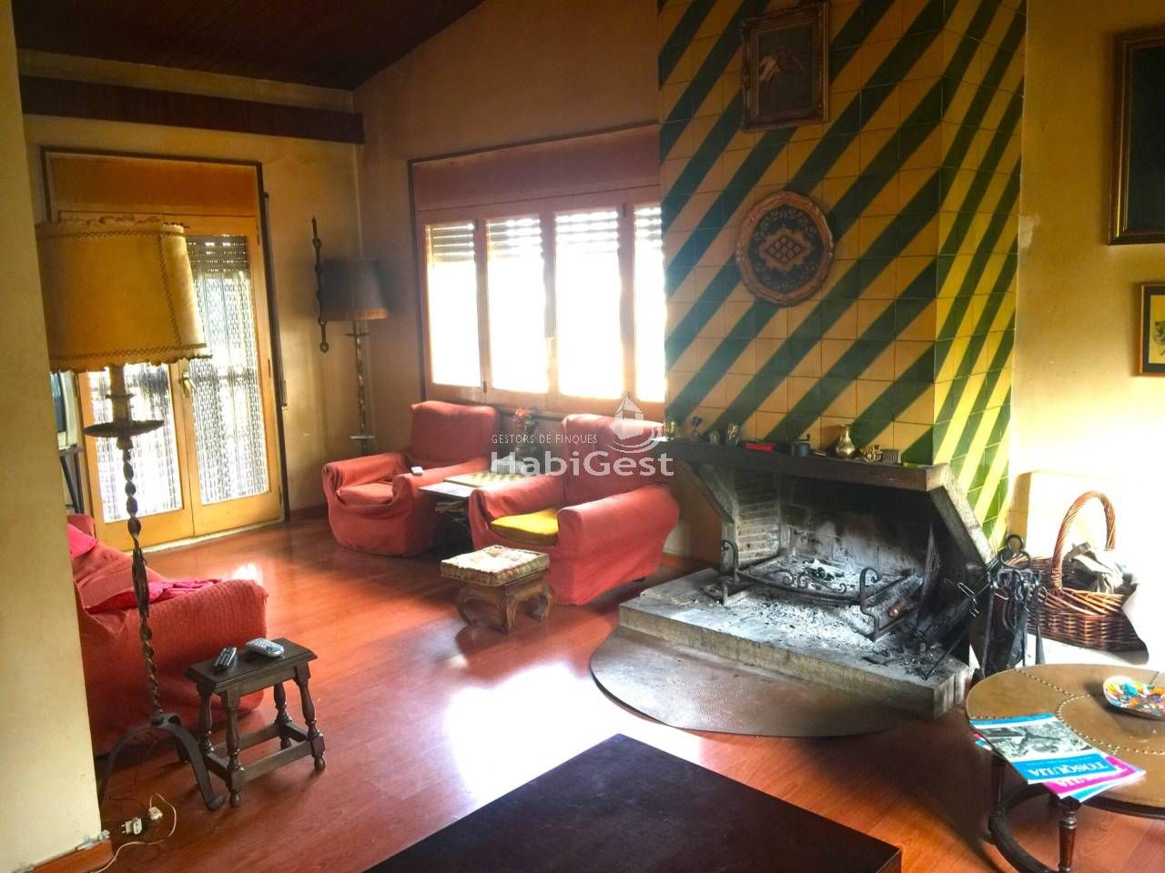 Sala d'estar de Casa o xalet en venda en Vilobí d'Onyar amb Aire condicionat i Calefacció