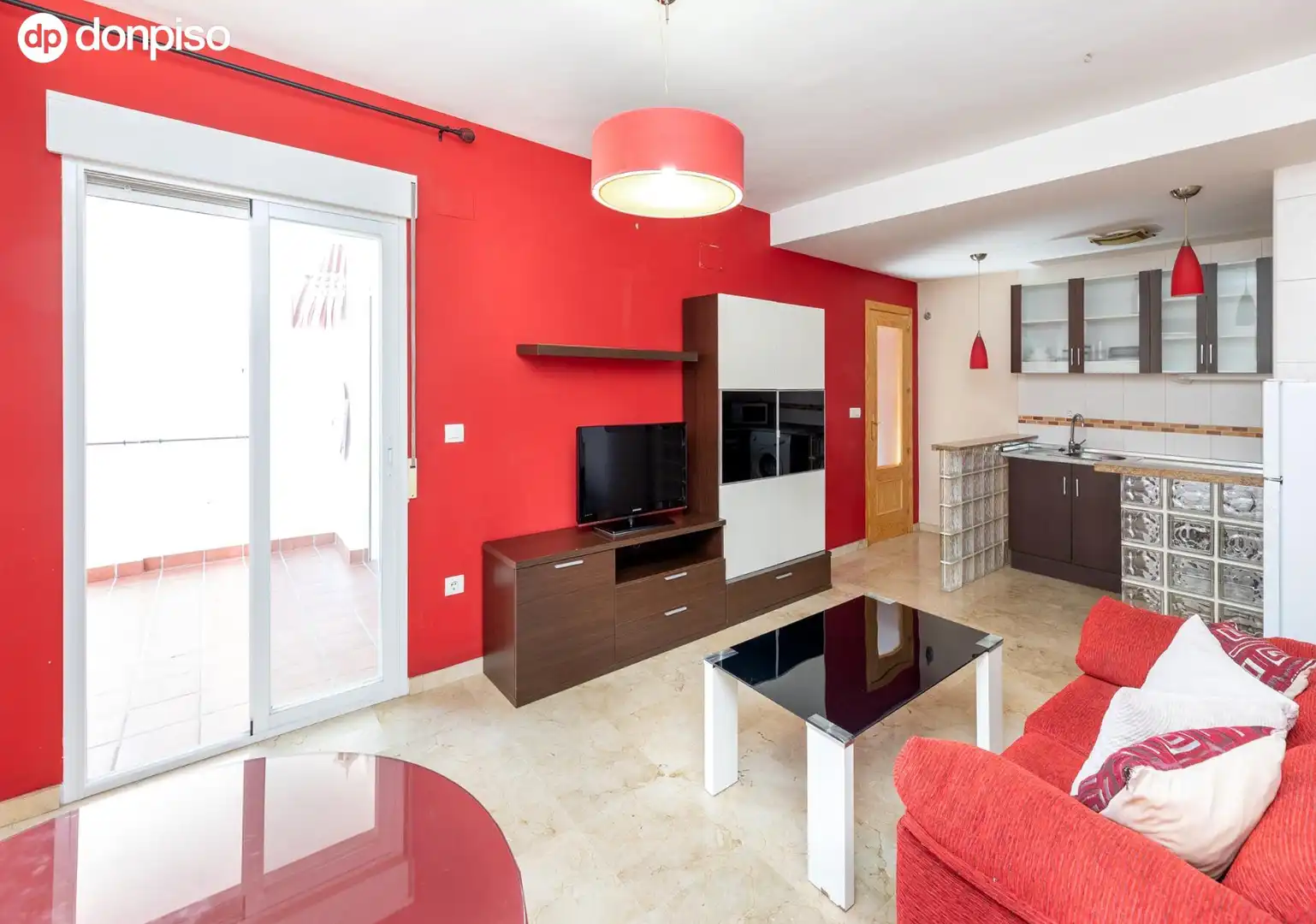 Sala de estar de Piso en venta en Armilla con Terraza, Amueblado y Balcón