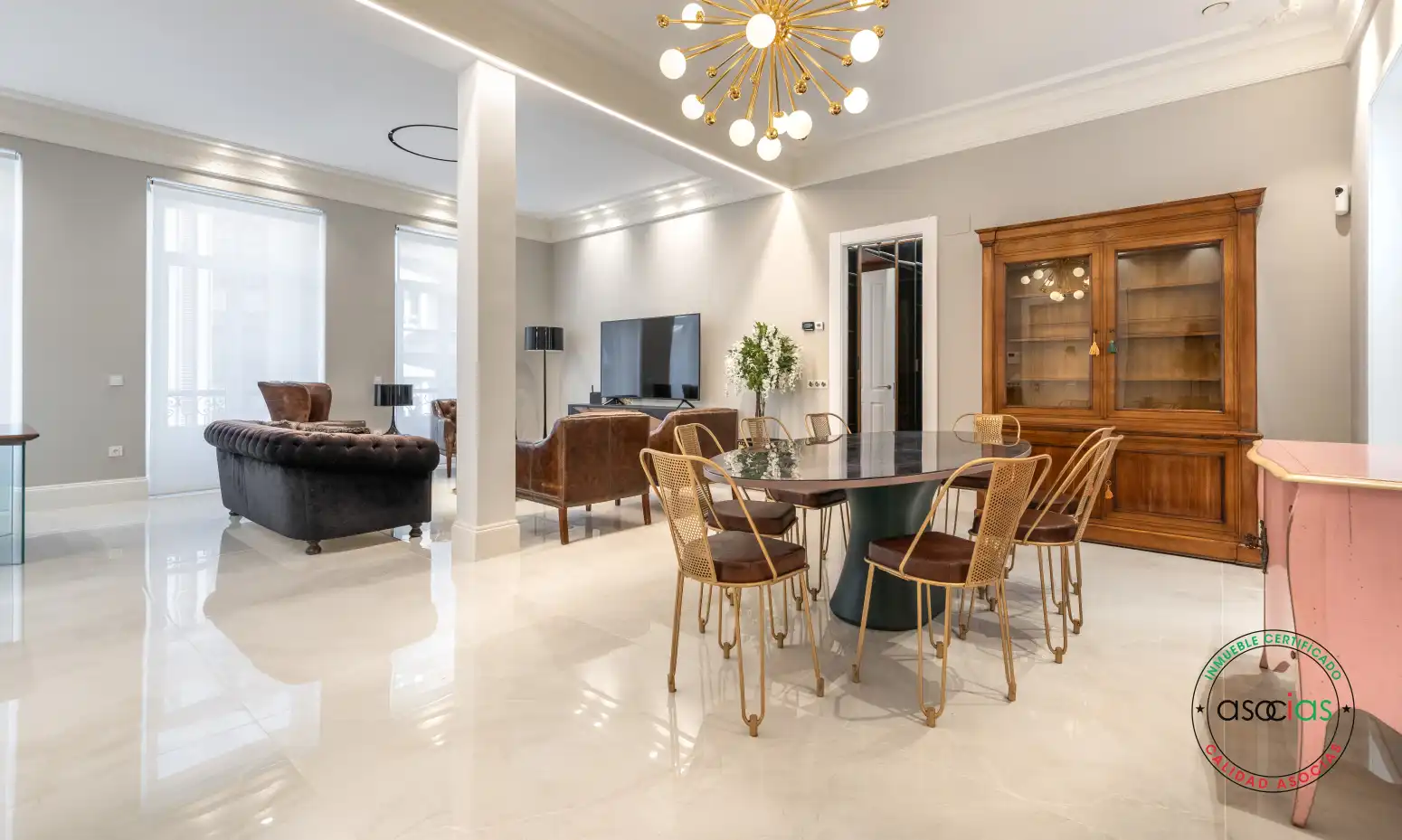 Esszimmer von Wohnung zum Verkauf in Gijón  mit Heizung