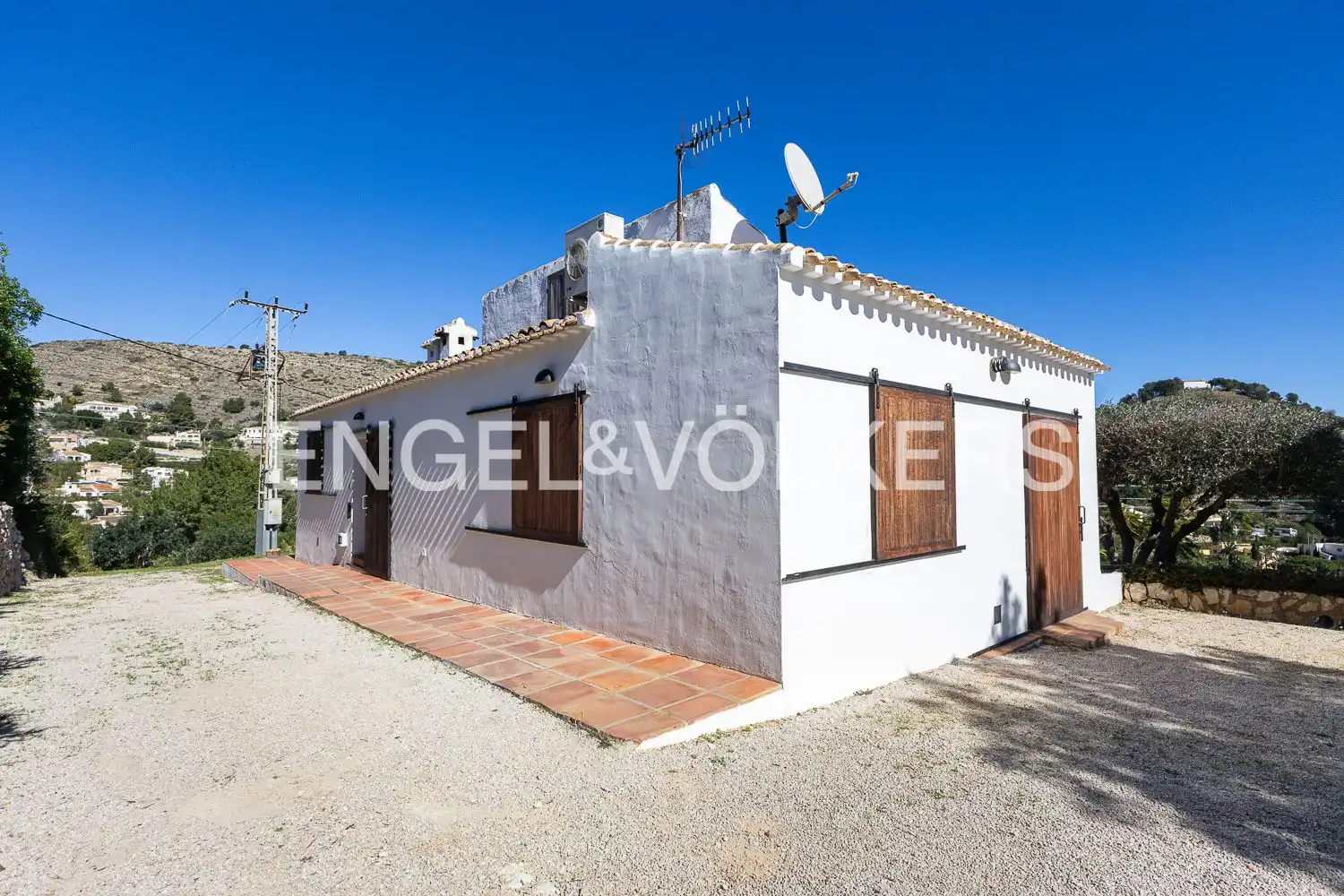 Exterior view of Houses for sale in Jávea / Xàbia  with Air Conditioner, Heating and Private garden