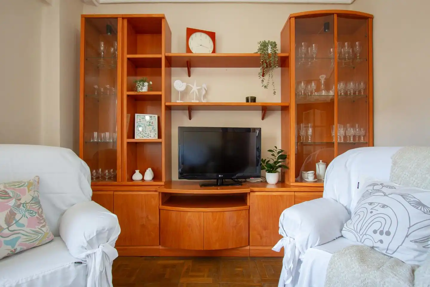 Sala de estar de Ático en venta en Ansoáin / Antsoain con Calefacción, Terraza y Amueblado