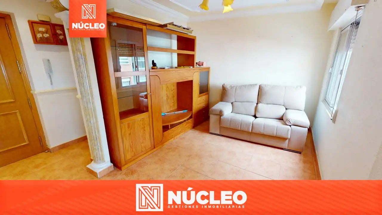 Living room of Flat for sale in  Albacete Capital  with Furnished