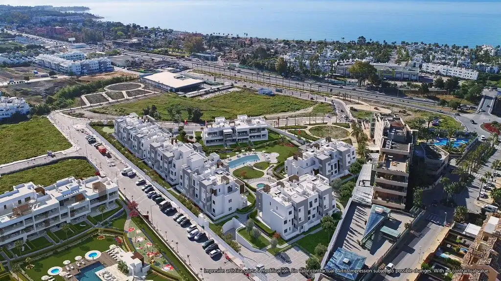 Apartamento con piscina en venta en Estepona Pueblo, imagen 17
