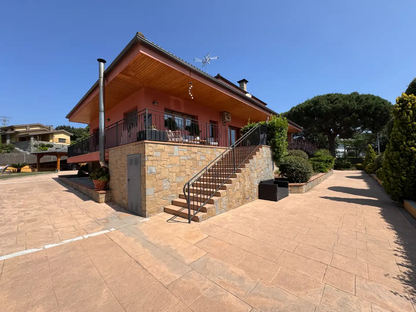 Vista exterior de Casa o xalet en venda en Cardedeu amb Aire condicionat, Calefacció i Jardí privat