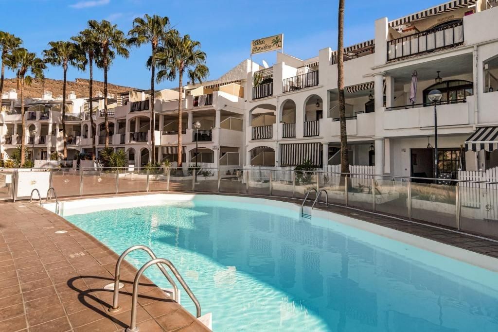 Vista exterior de Apartamento en venta en Mogán con Terraza y Piscina comunitaria