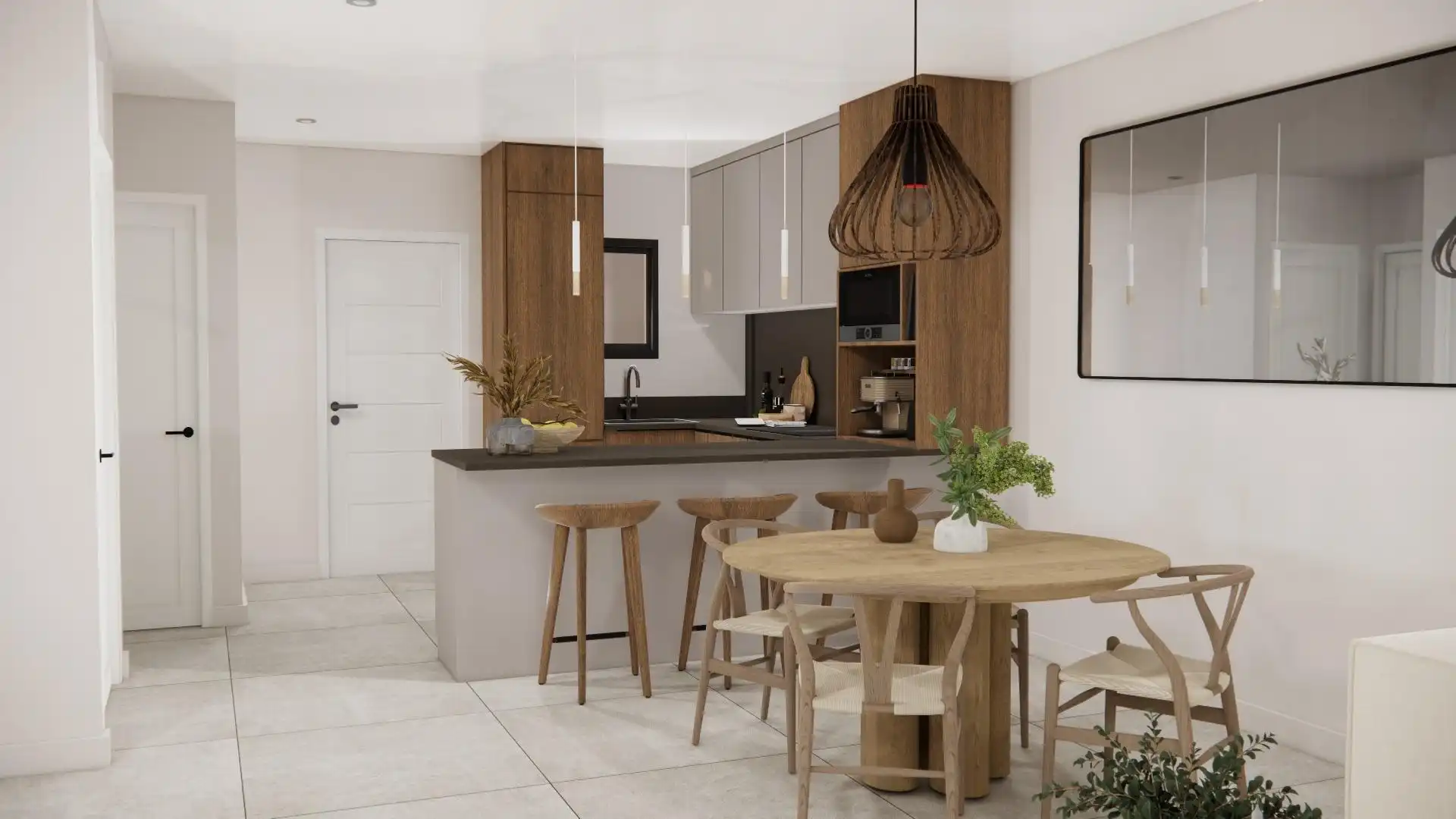 Cuina de Apartament en venda en Rojales amb Aire condicionat, Calefacció i Jardí privat
