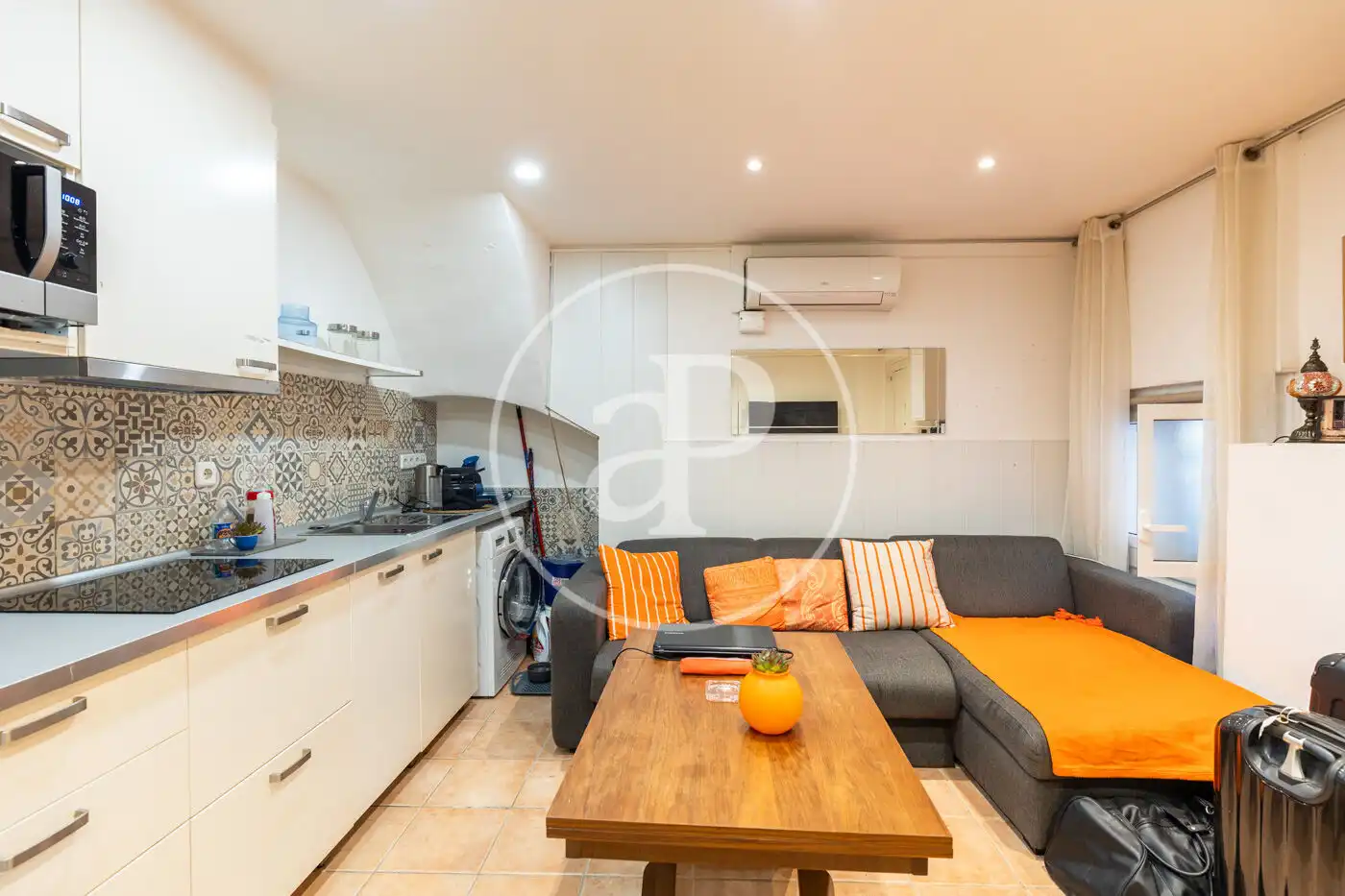 Küche von Wohnung zum Verkauf in  Barcelona Capital mit Klimaanlage und Heizung