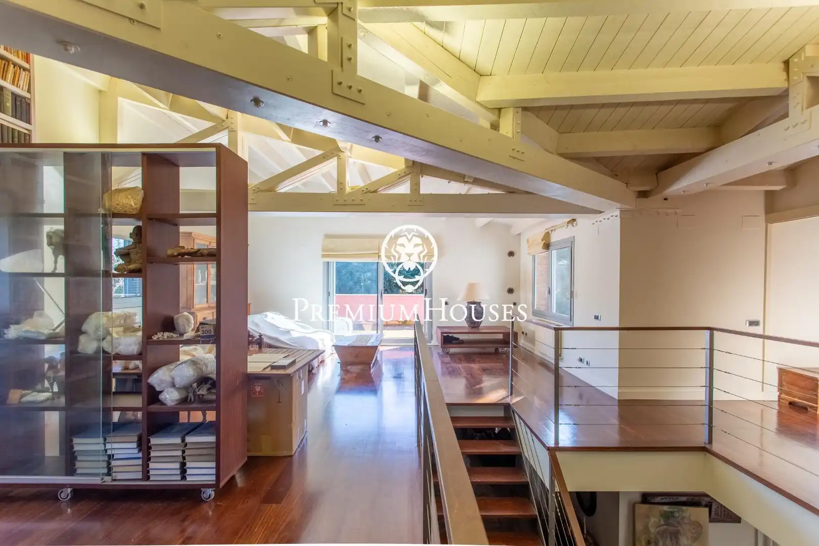 Sala d'estar de Casa o xalet en venda en Cabrera de Mar amb Calefacció, Jardí privat i Terrassa